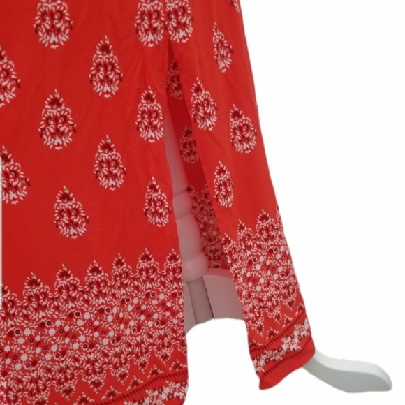 Boho Maxi Dress Floral Print Tie Belt with Side Slit Strapless Summer Dr… - Picture 7 of 12